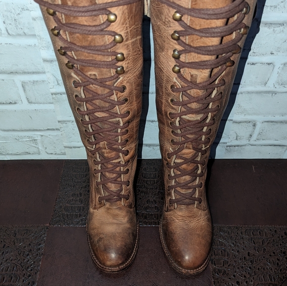 FreeBird Vntg GRANY Old Style Victorian Lace Boots size 8 - Picture 5 of 16